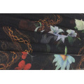 Soft and Flowing Polyester Corn Printed for Dress and Scarf Fabric